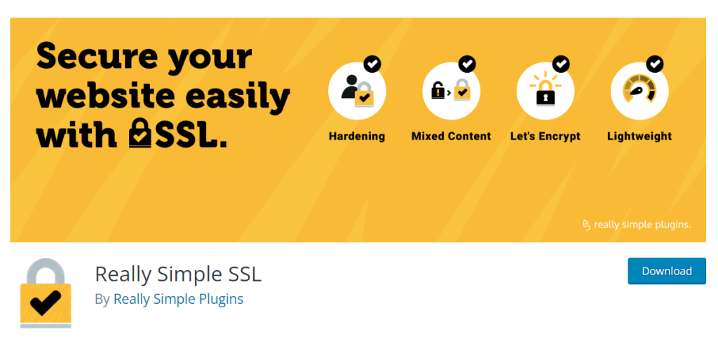 Really Simple SSL By Really Simple Plugins