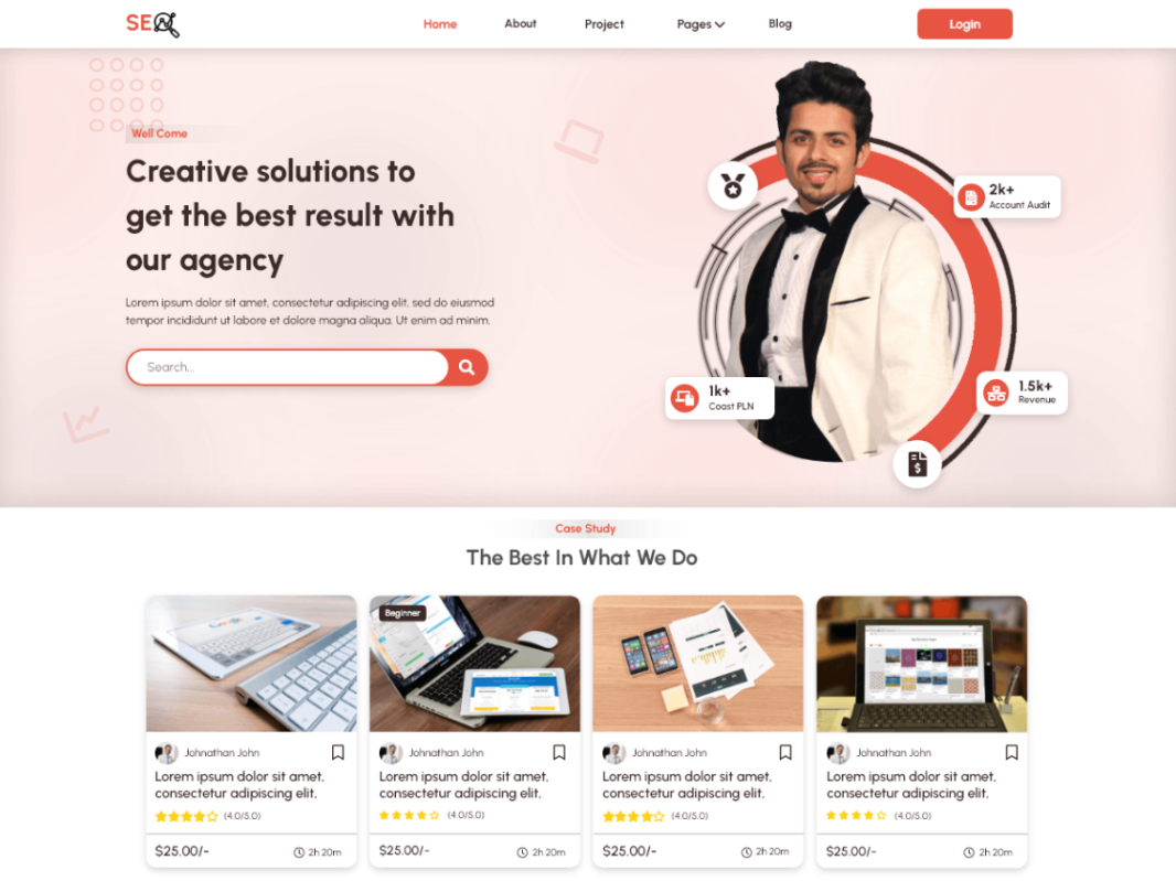 SEO Marketing Agency WordPress Themes By Creta Themes