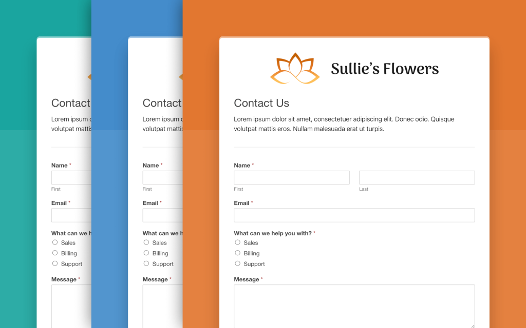 WPForms is a sophisticated WordPress form builder for creating and customizing contact forms